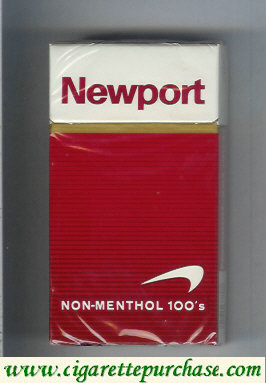 Newport Non Menthol 100s cigarettes hard box